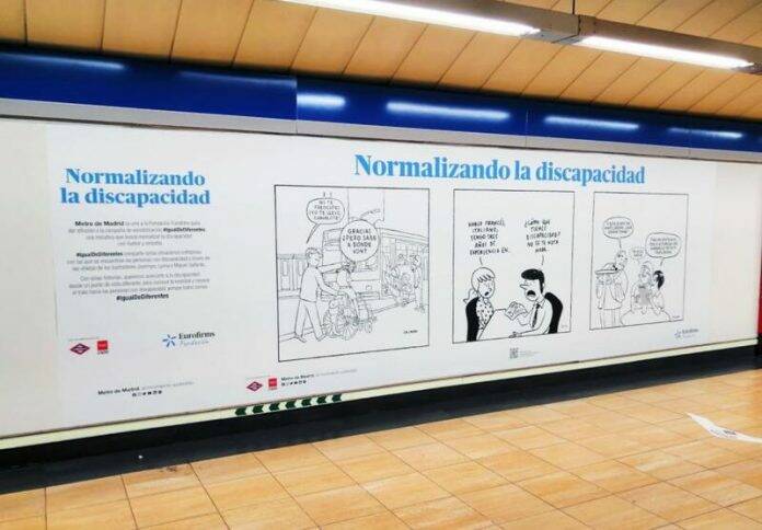 Mural discapacidad Metro Legazpi